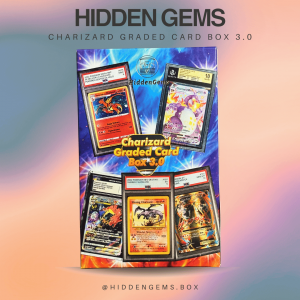 Hidden Gems Pokémon Graded Charizard Box 3.0
