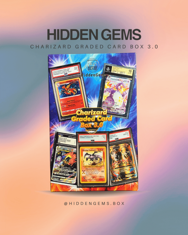 Hidden Gems Pokémon Graded Charizard Box 3.0