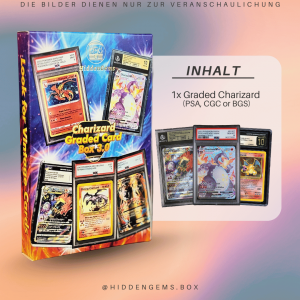 Hidden Gems Pokémon Graded Charizard Box 3.0