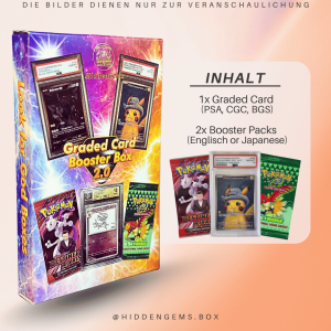 *NEW* Hidden Gems Pokémon Graded Card Booster Box 2.0