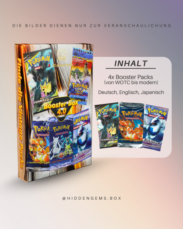 Hidden Gems Pokémon Booster Box 4.0