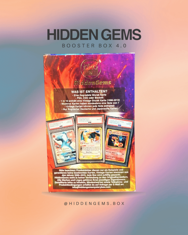 Hidden Gems Pokémon Graded Charizard Box 3.0