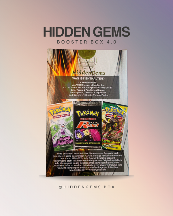 Hidden Gems Pokémon Booster Box 4.0